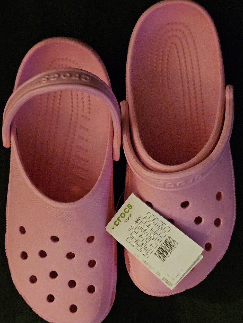 Crocs Women's Classic Platform Clogs in Pink Milk Color Size 11
